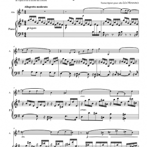 Sonate pour basson [trans. alto] – PDF